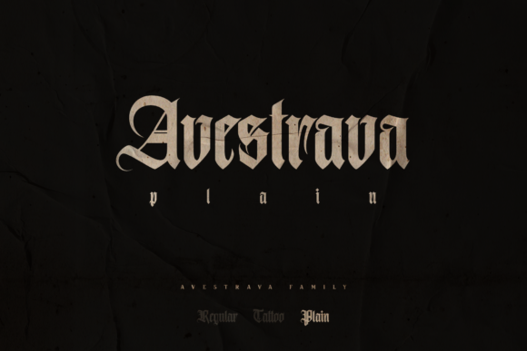 Avestrava Plain: A Bold Font for Timeless Branding