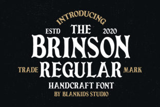 Brinson Regular: A Serif Font with Vintage Charm