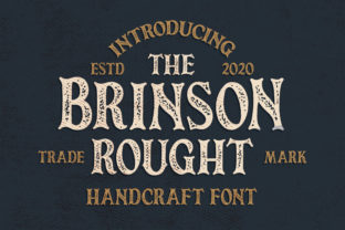 Brinson Rought: A Vintage-Inspired Serif Font for Digital Marketing