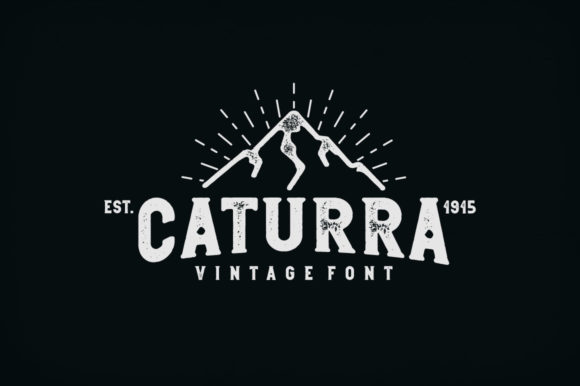 Caturra Vintage Serif Font for Editorial Design