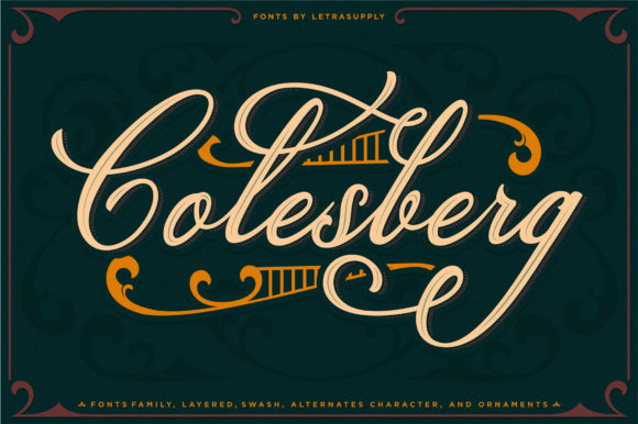 Colesberg Script Font for Web Design