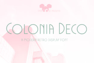 Colonia Deco: A Timeless Sans Serif Typeface for Editorial Design