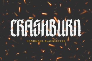 Crashburn: A Bold Blackletter Font for Polished Branding