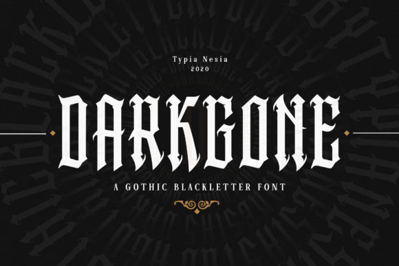 Darkgone: A Bold Blackletter Font for Impactful Campaigns