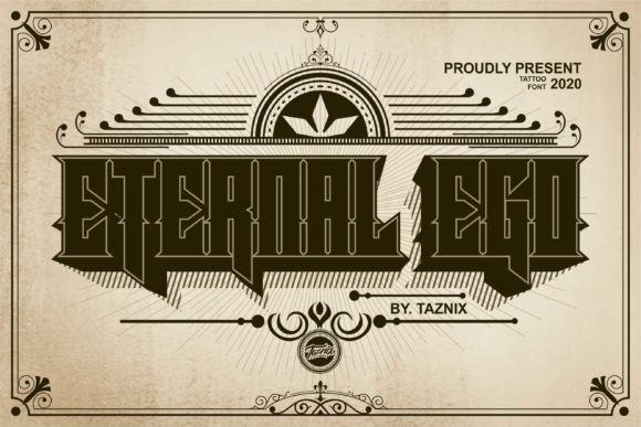 Eternal Ego: A Blackletter Font for Timeless Editorial Design