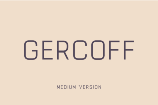 Gercoff Medium for Campaign Clarity and Style