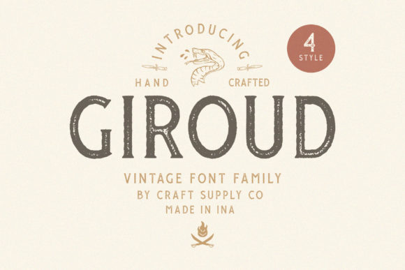 Giroud Serif Font for Eye-Catching Brand Content