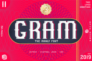 Gram: A Blackletter Font with Vintage Charm for Branding