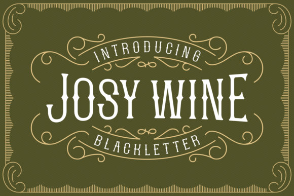Josy Wine Font for Web Design