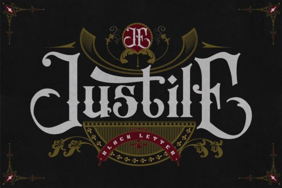 Justile: A Blackletter Font for Bold Branding