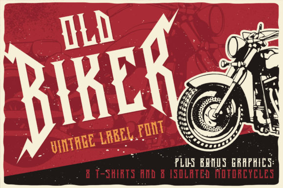Old Biker: A Bold Blackletter Font for Web Design