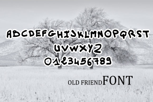 Old Friend Script Font Review for Design Projects