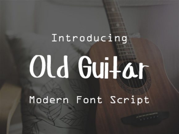 Old Guitar Font for Bold Branding and Visual Impact