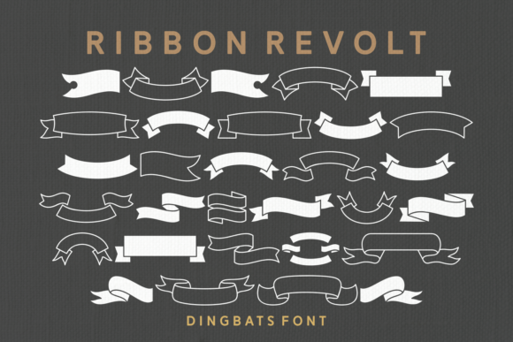 Ribbon Revolt Font for Editorial Design