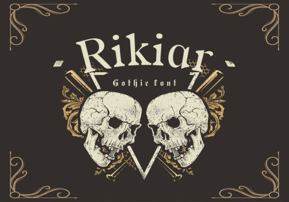Rikiar: A Vintage Serif Font for Handmade Creations