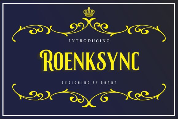 Roenksync Serif Font for Classy Branding