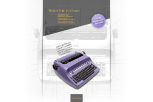 Selectric Artisan: A Vintage Typewriter Font for Creative Makers