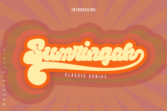 Sumringah Font for Bold Branding and Visual Impact