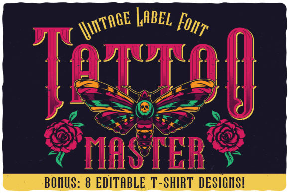 Tattoo Master: A Bold Blackletter Font for Branding Projects