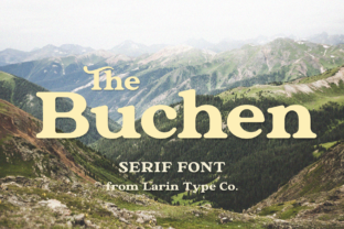The Buchen: A Serif Font for Modern and Vintage Web Design