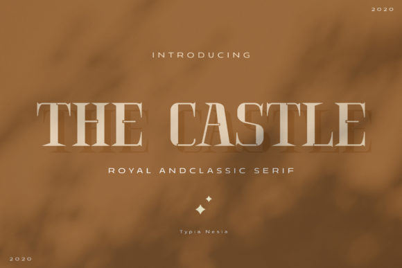 The Castle Serif Font for Handmade Creations