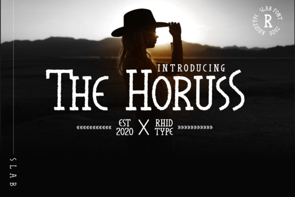 The Horuss: A Bold Serif Font for Small Business Branding