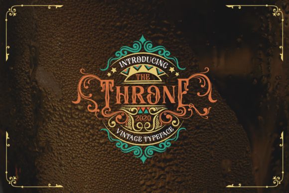 The Throne Font: A Gothic Charm for Handmade Creations