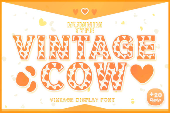 Vintage Cow Font for Professional Branding